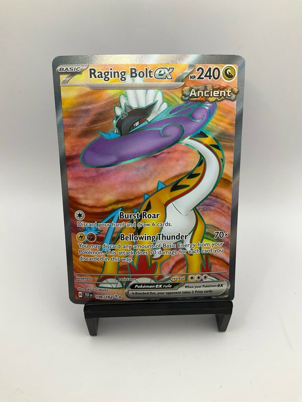 2024 POKEMON RAGING BOLT EX 196