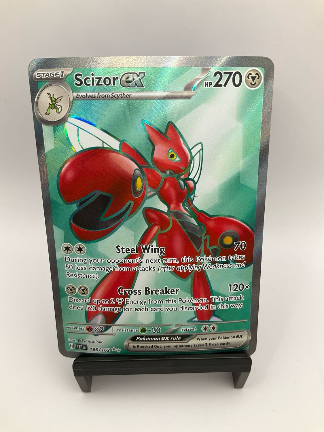 POKEMON 2024 SCIZOR EX 195