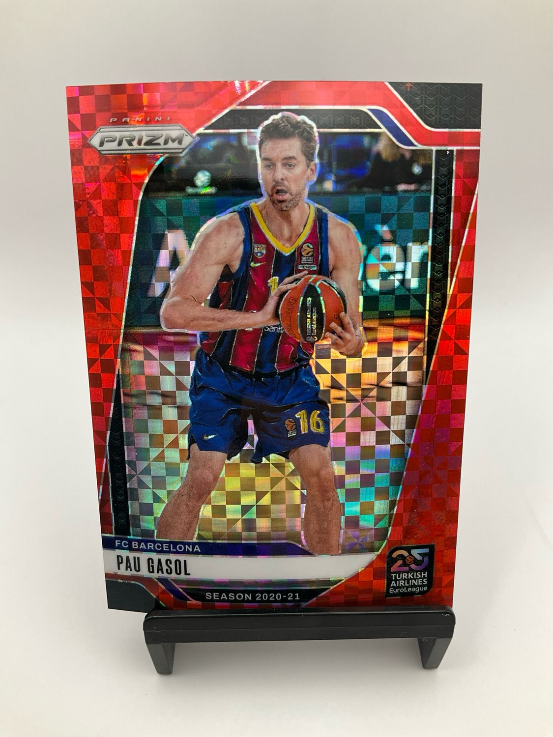 2024 PRIZM EUROLEAGUE PAU GASOL /75 RED POWER 52