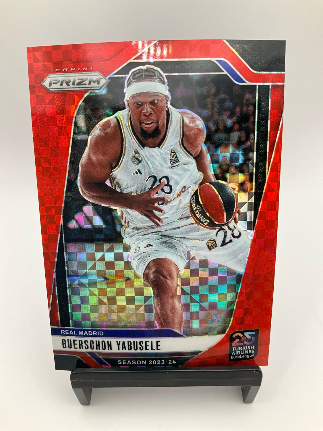 2024 PRIZM EUROLEAGUE GUERSCHON YABUSELE /75 RED POWER 196