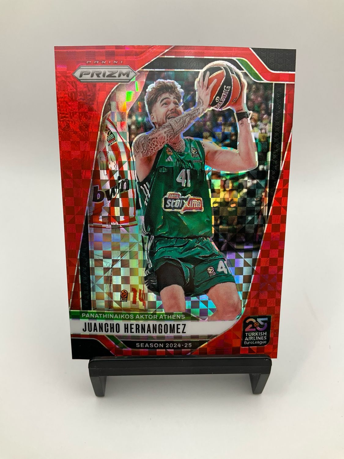 2024 PRIZM EUROLEAGUE JUANCHO HERNANGOMEZ /75 RED POWER 71
