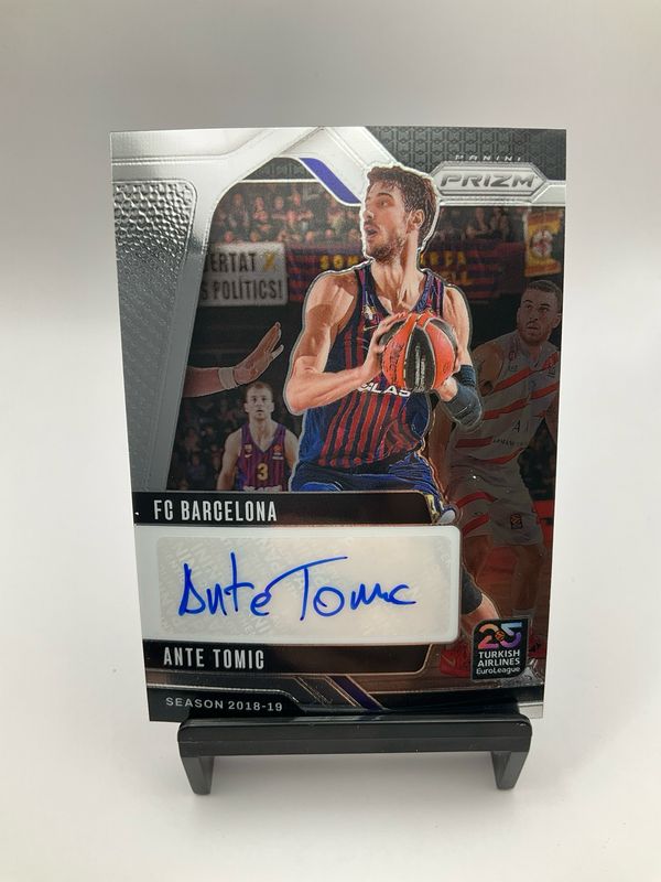 2024 PRIZM EUROLEAGUE ANTE TOMIC AUTO SI-ANT