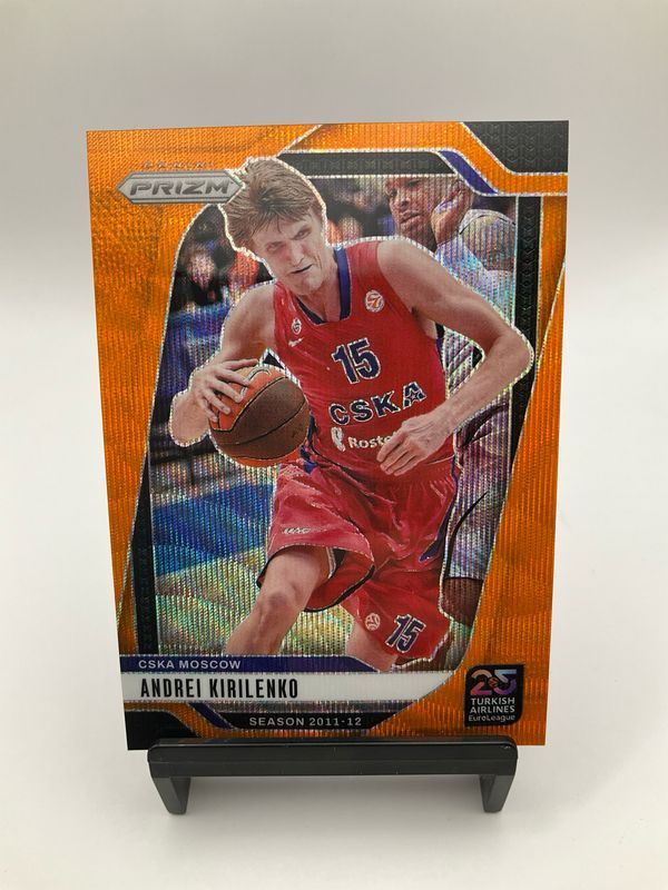 2024 PRIZM EUROLEAGUE ANDREI KIRILENKO /60 ORANGE WAVE 7