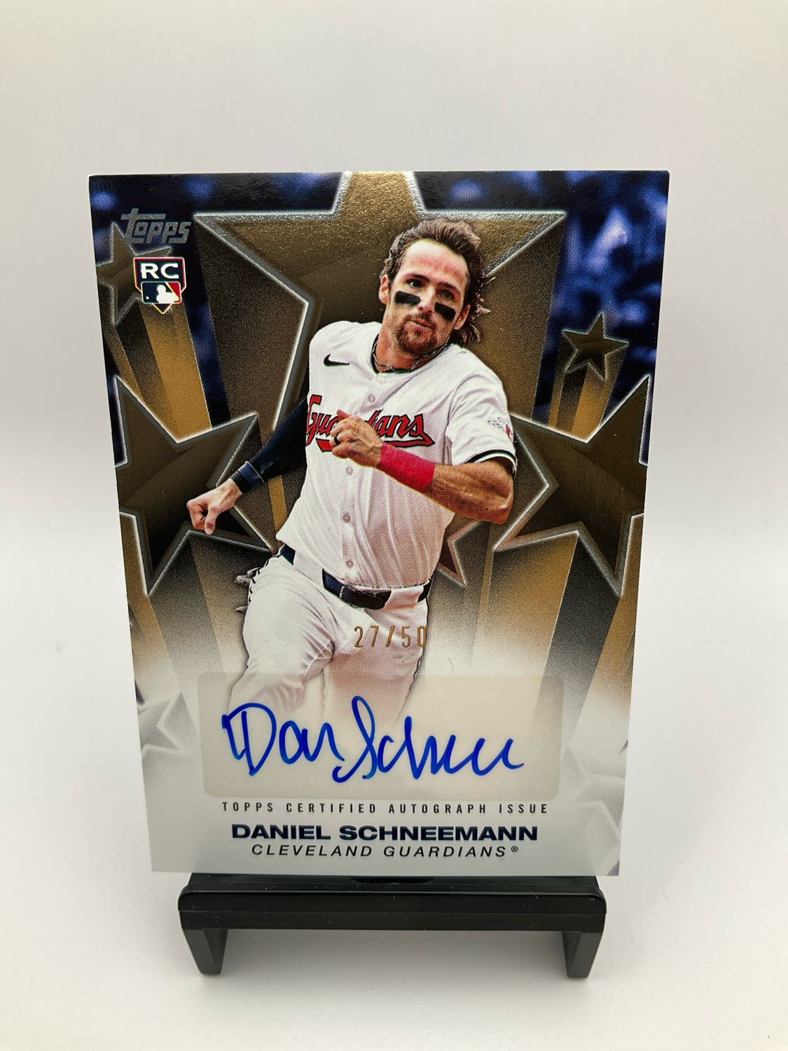 2025 TOPPS DANIEL SCHNEEMANN BASEBALL STARS AUTOGRAPH /50 GOLD