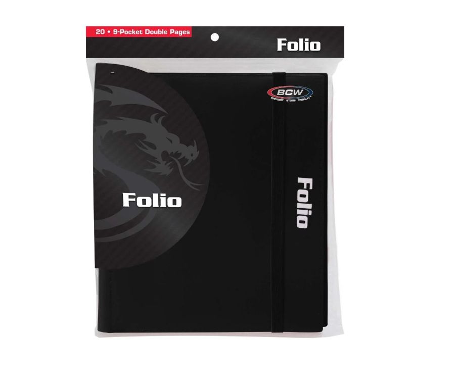 Black Folio 9-Pocket Binder