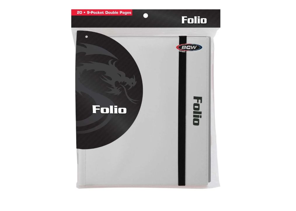 White Folio 9-Pocket Binder