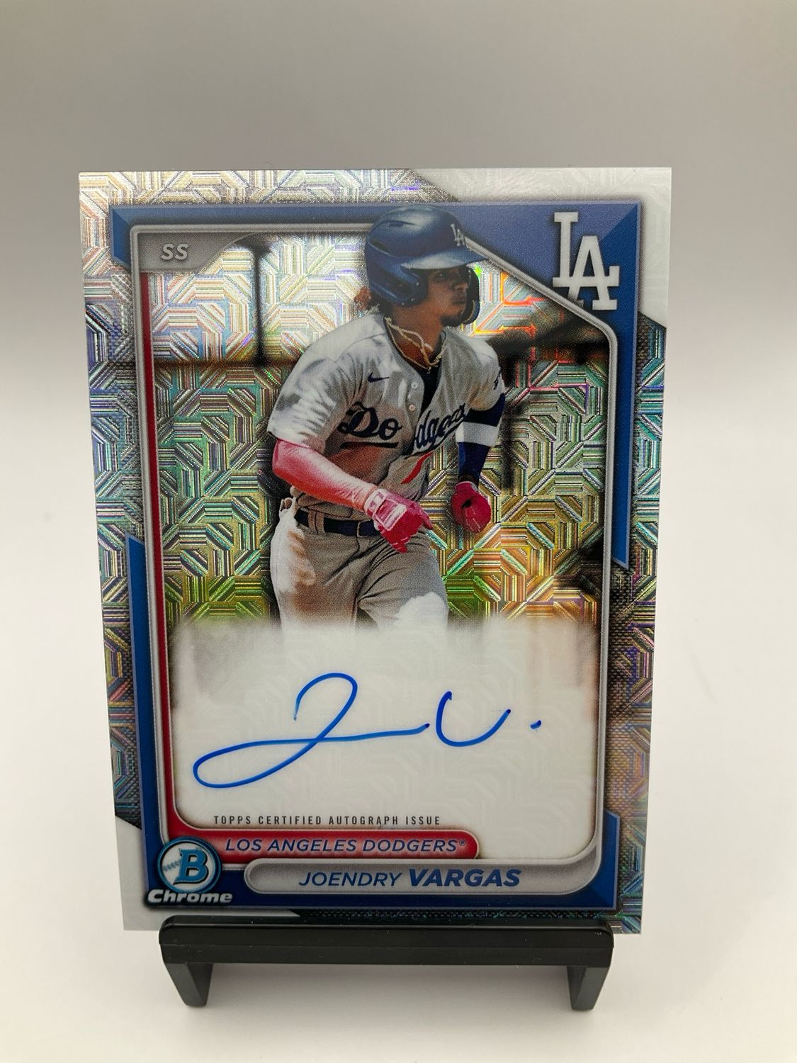2024 BOWMAN CHROME JOENDRY VARGAS MOJO AUTO BMA-JV