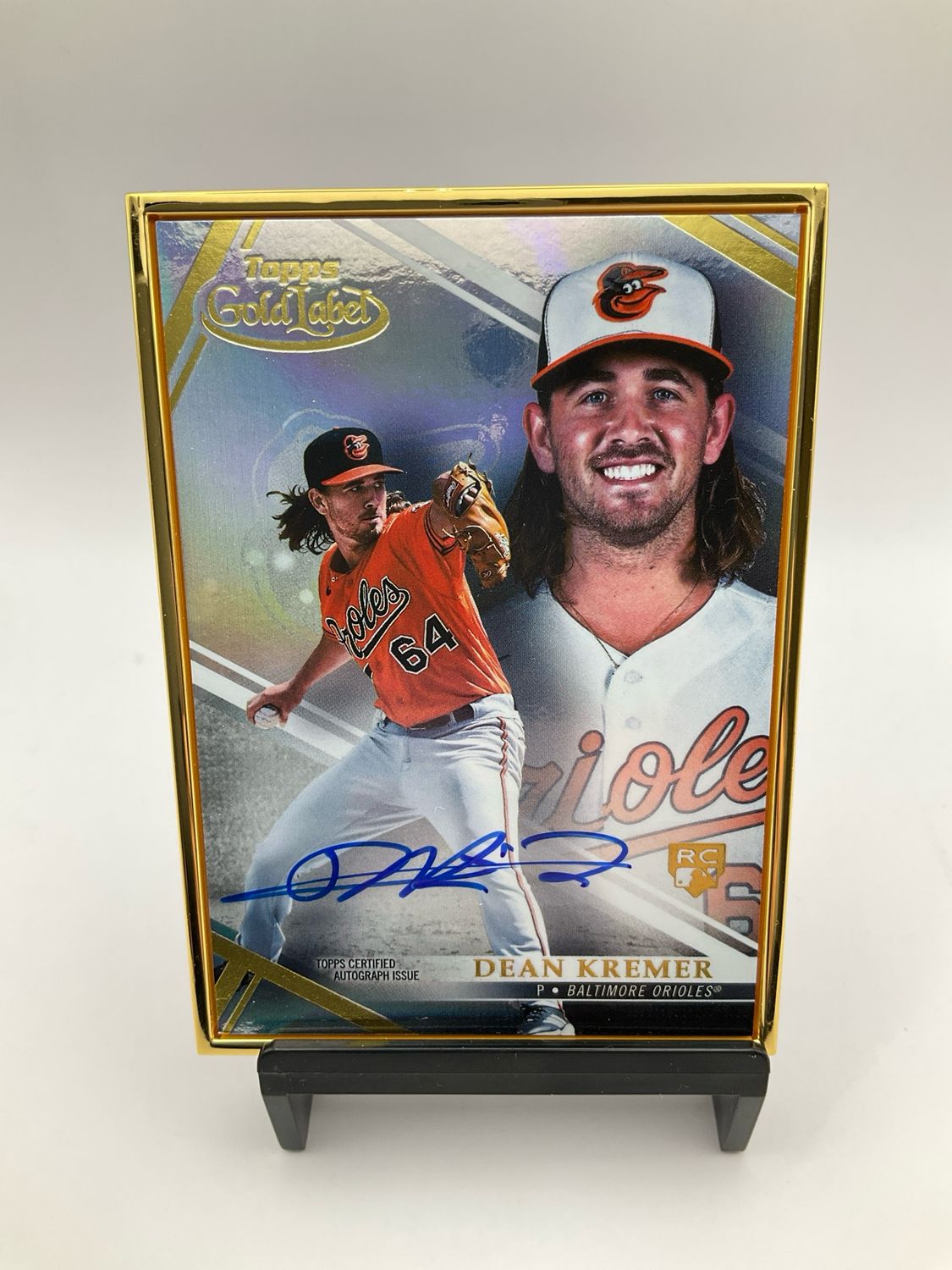 2021 GOLD LABEL DEAN KREMER GOLD FRAMED AUTO FA-DK