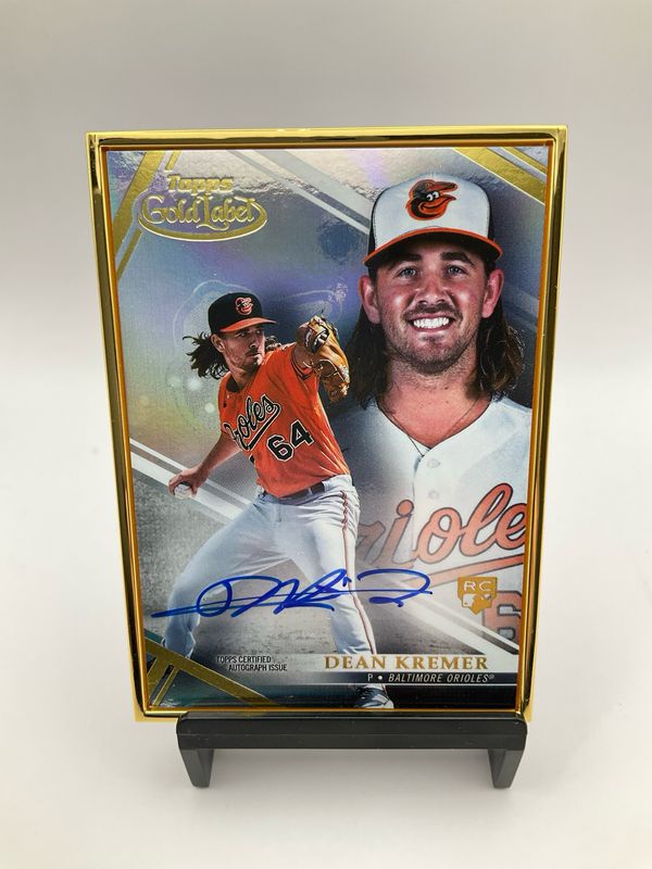 2021 GOLD LABEL DEAN KREMER GOLD FRAMED AUTO FA-DK