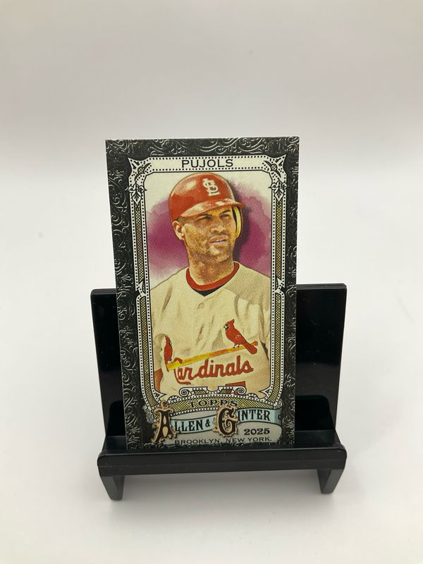 2025 A&amp;G ALBERT PUJOLS BLACK BORDER MINI 1