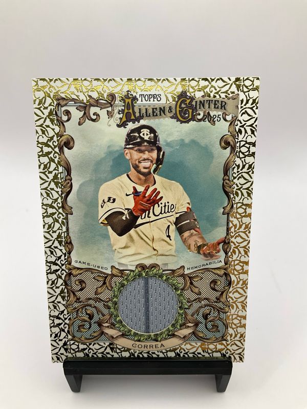 2025 A&amp;G CARLOS CORREA /50 GOLD PATCH AGR-CCO