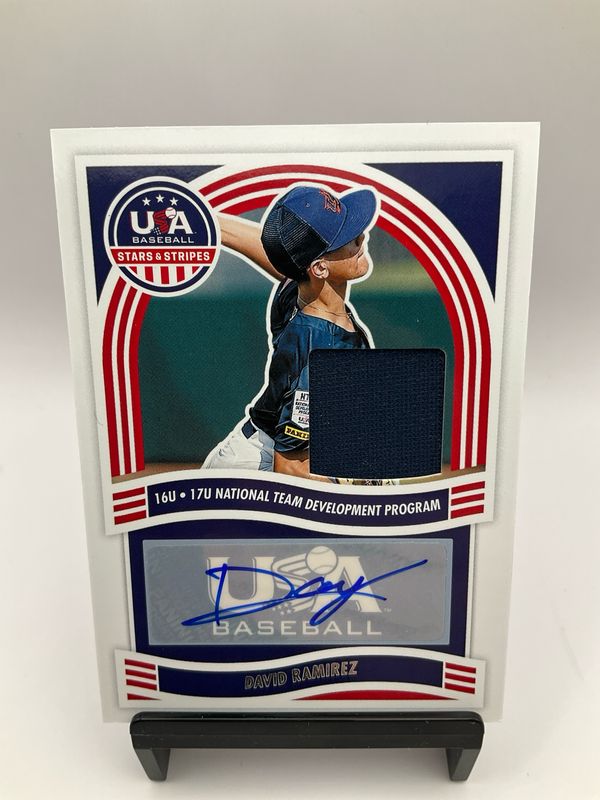 2024 USA STARS &amp; STRIPES DAVID RAMIREZ PATCH AUTO NTS-DR
