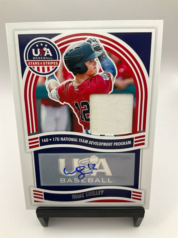 2024 USA STARS &amp; STRIPES WADE SHELLEY PATCH AUTO NTS-WS