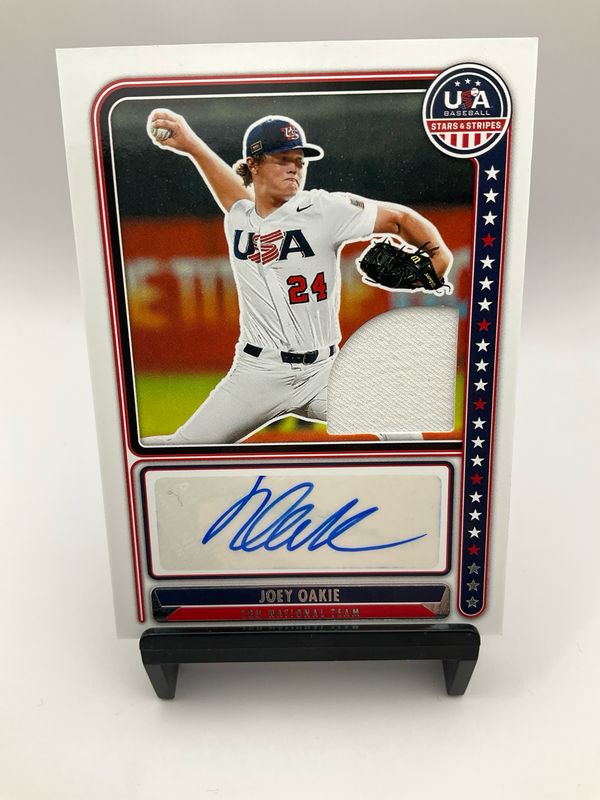 2024 USA STARS &amp; STRIPES JOEY OAKIE /199 PATCH AUTO NTS-JO
