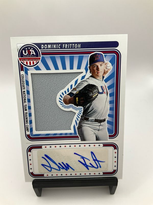 2024 USA STARS &amp; STRIPES DOMINIC FRITTON /199 PATCH AUTO SS-DF
