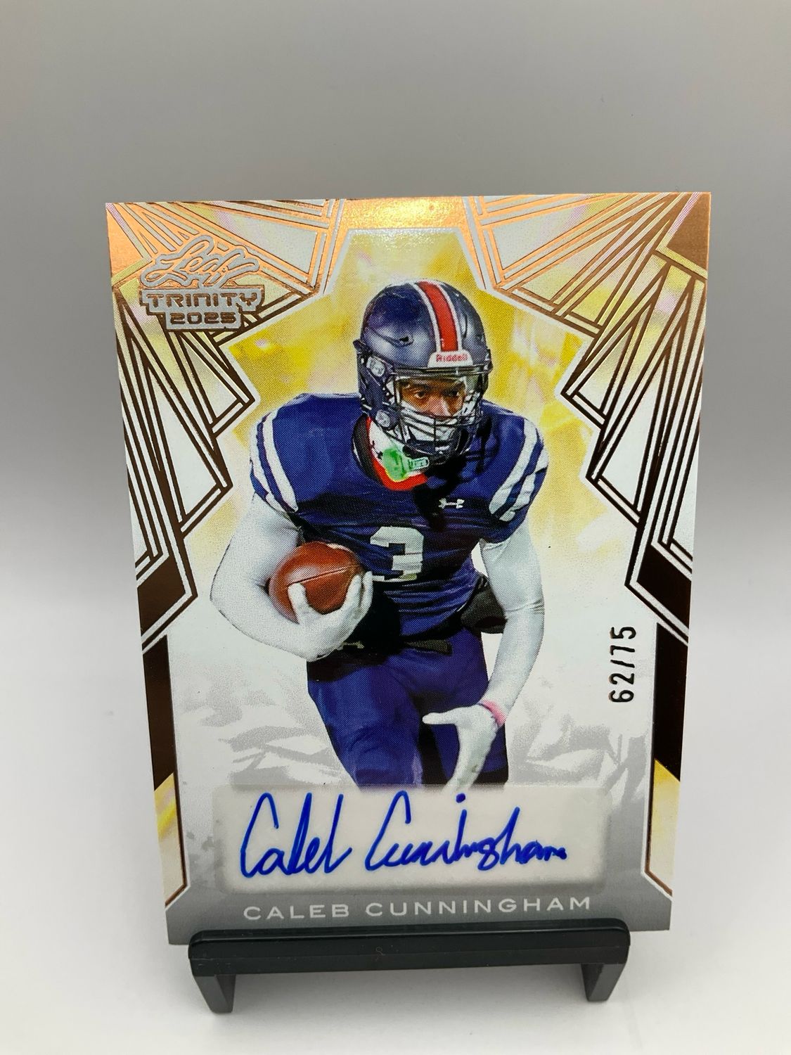 2025 LEAF TRINITY AUTO CALEB CUNNINGHAM 62/75 BA-CC2