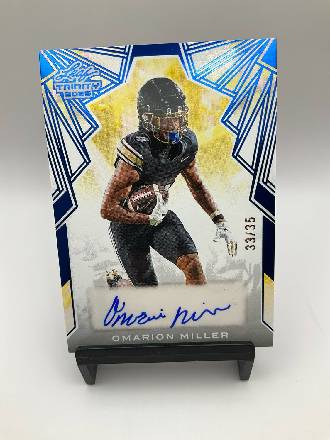 2025 LEAF TRINITY AUTO OMARION MILLER /35 BA-OM1