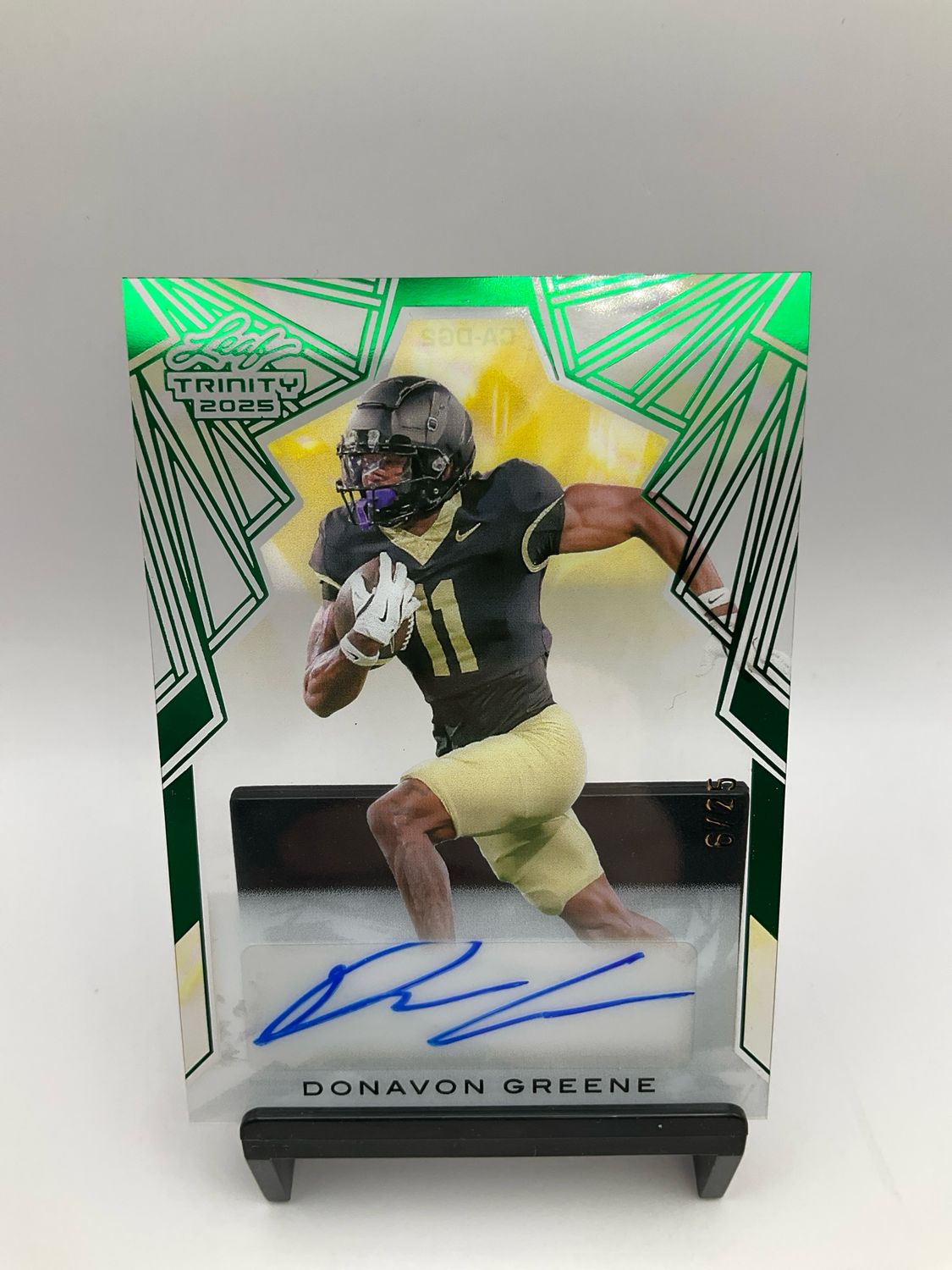 2025 LEAF TRINITY ACETATE AUTO DONAVON GREENE /25 CA-DG2