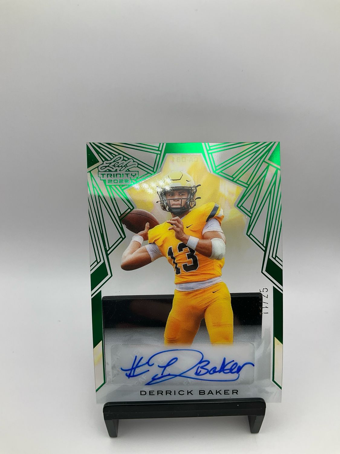 2025 LEAF TRINITY ACETATE AUTO DERRICK BAKER /25 CA-DB1