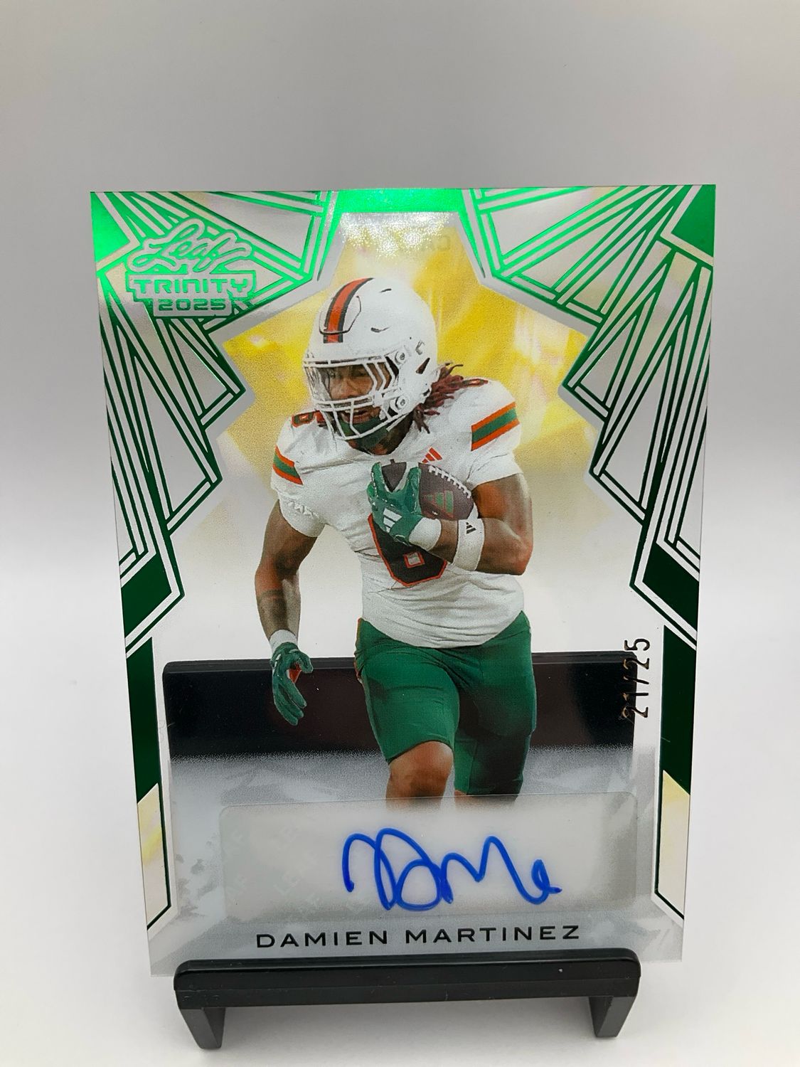 2025 LEAF TRINITY ACETATE AUTO DAMIEN MARTINEZ /25 CA-DM1
