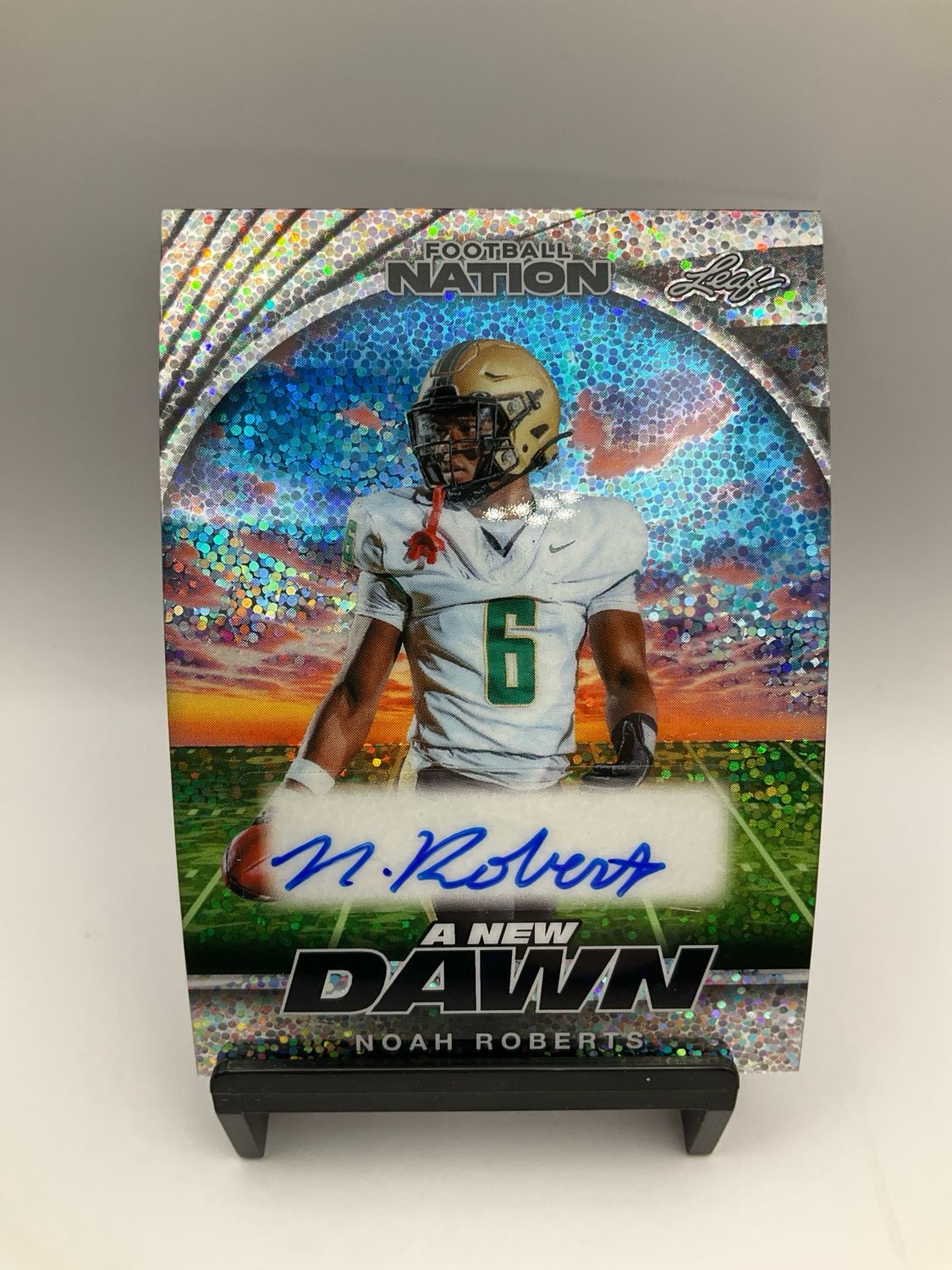 2025 LEAF FOOTBALL NATION AUTO NOAH ROBERTS /15 NA-NR1