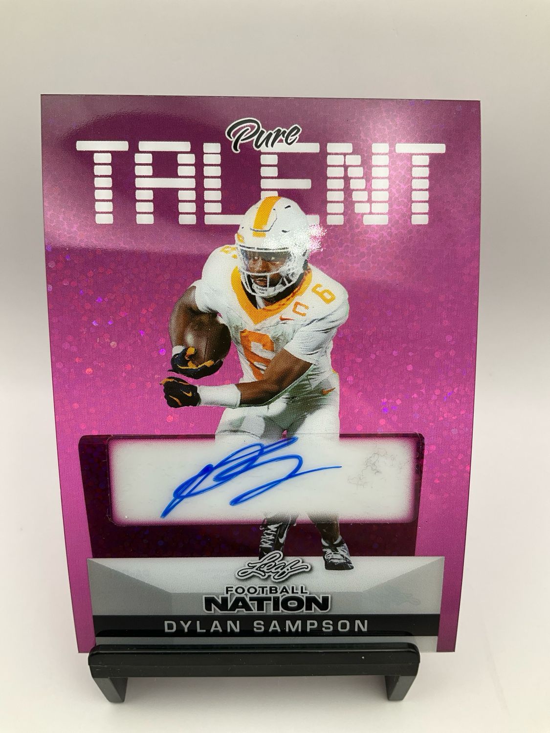 2025 LEAF FOOTBALL NATION AUTO DYLAN SAMPSON /6 PA-DS1
