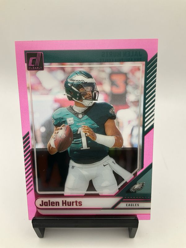 2024 CLEARLY DONRUSS JALEN HURTS PINK 42
