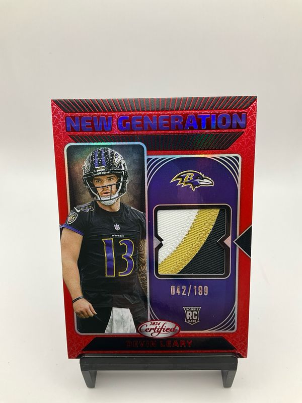2024 CERTIFIED DEVIN LEARY /199 NEW GENERATION PATCH NGS-DLY