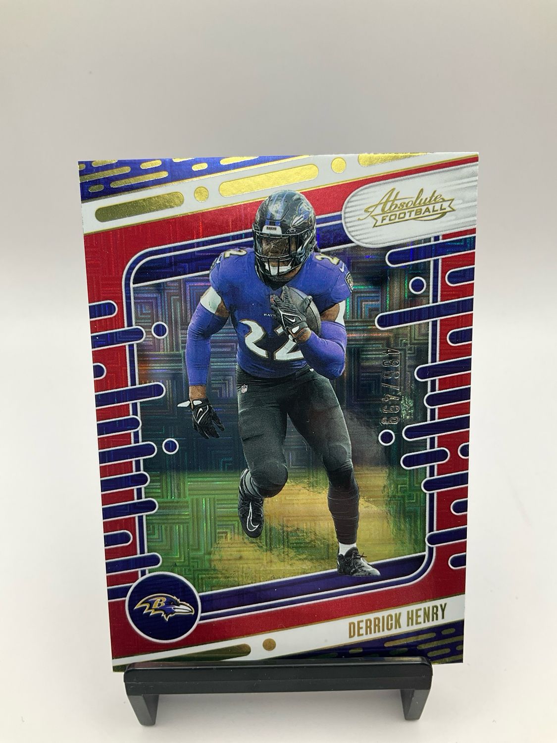 2024 ABSOLUTE FOOTBALL DERRICK HENRY /499 RED &amp; BLUE 8