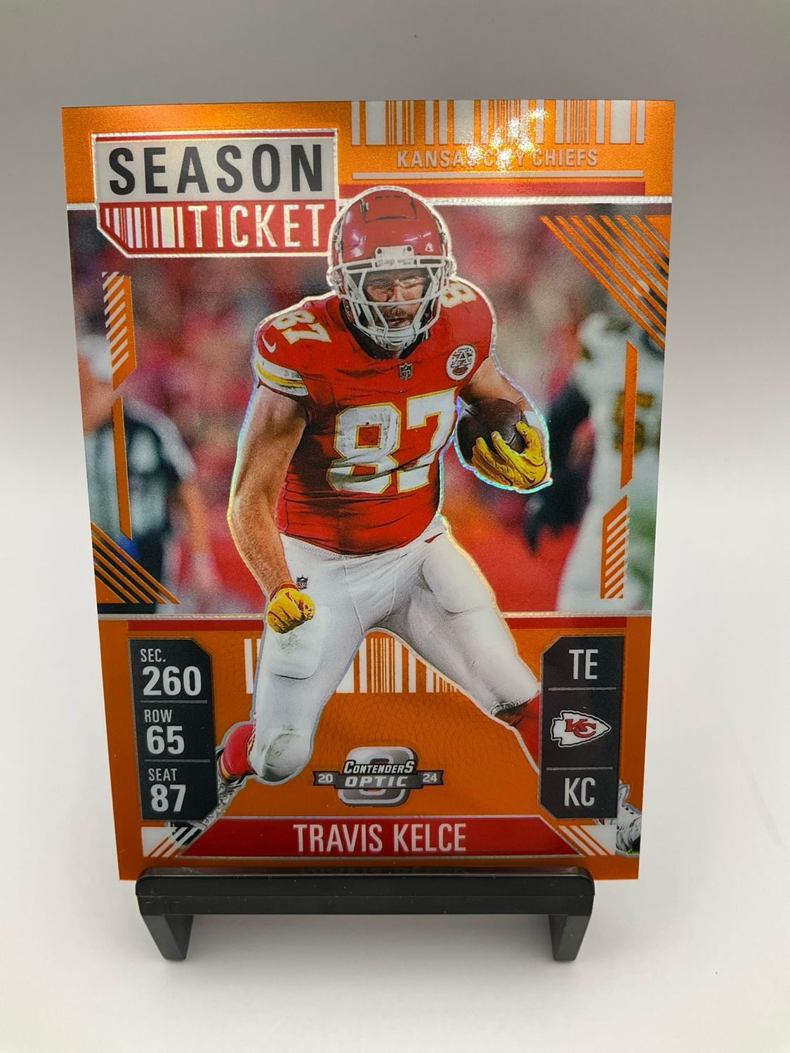 2024 CONTENDERS OPTIC TRAVIS KELCE /75 ORANGE 28