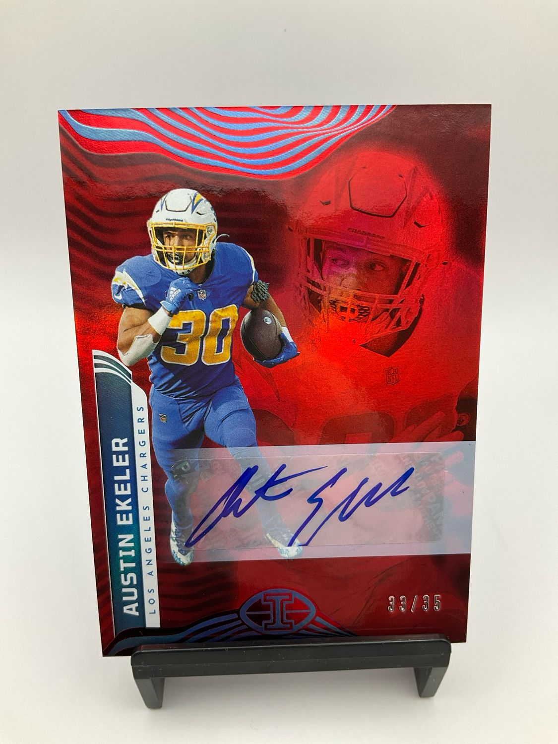 2022 ILLUSIONS AUSTIN EKELER /35 RED AUTO 49