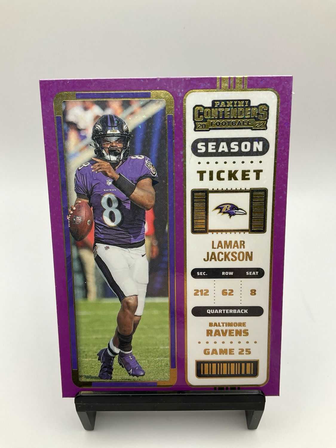 2022 CONTENDERS LAMAR JACKSON STADUST SP 5