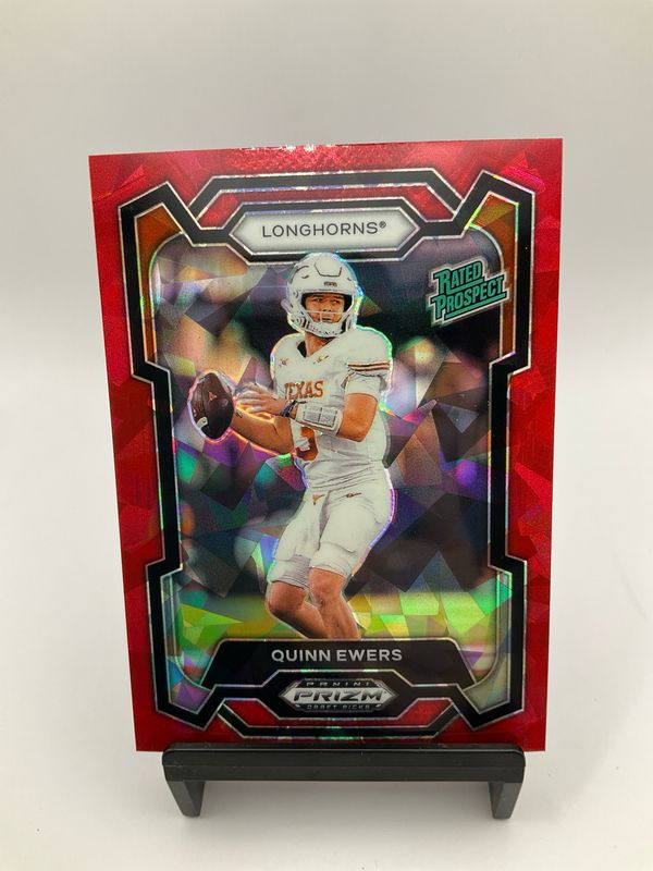 2024 PRIZM DRAFT PICKS QUINN EWERS RED ICE 191