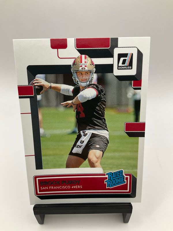 2022 DONRUSS RATED ROOKIE BROCK PURDY 374