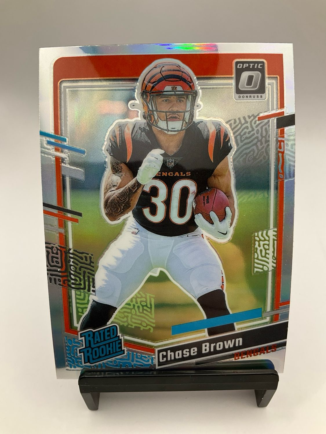 2023 DONRUSS OPTIC PREVIEW CHASE BROWN HOLO 318