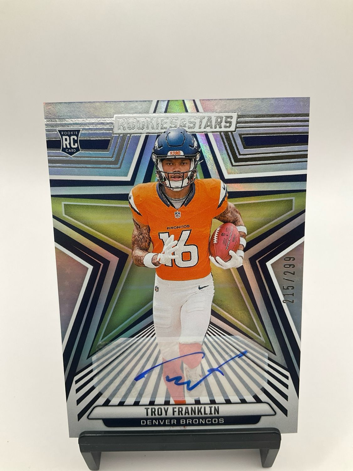 2024 ROOKIES &amp; STARS TROY FRANKLIN /299 AUTO 194