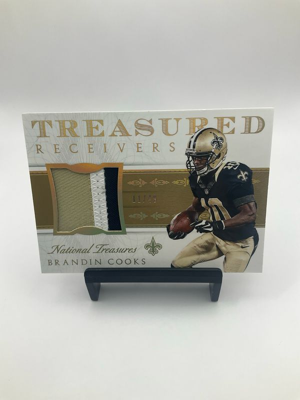 2015 NATIONAL TREASURES BRANDIN COOKS TREASURED RECIEVERS /49 TWR-BC