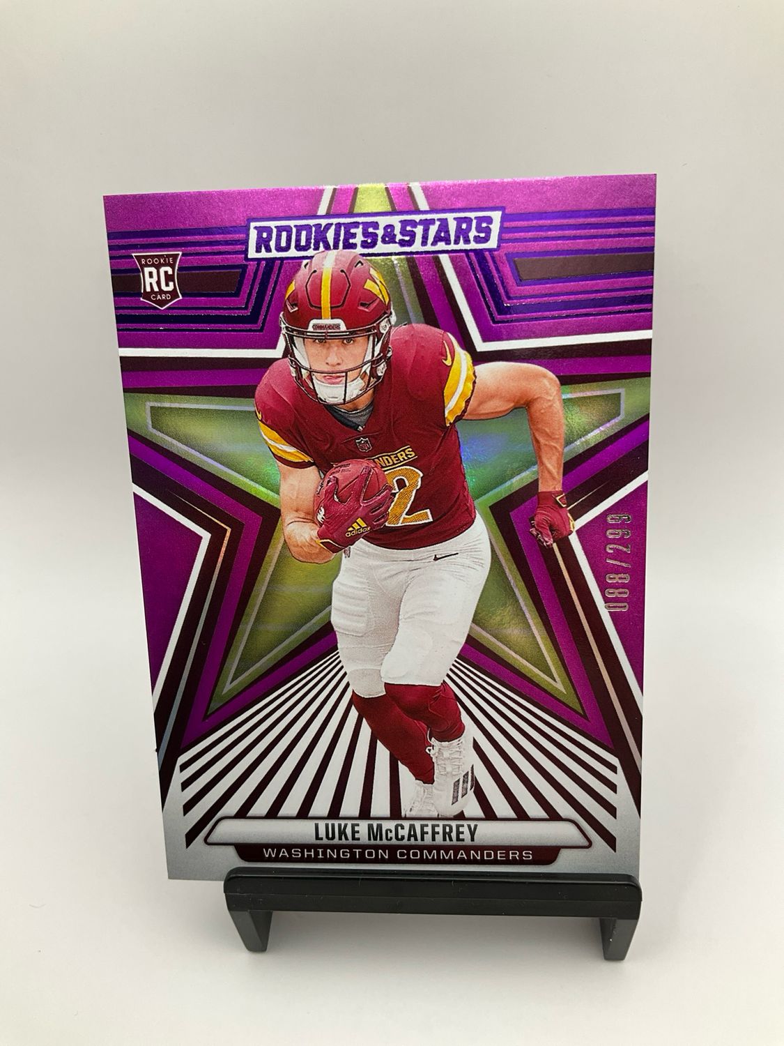 2024 ROOKIES &amp; STARS LUKE MCCAFFREY /299 PURPLE 168