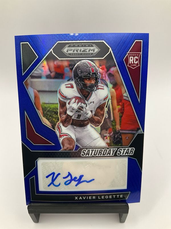 2024 PRIZM DRAFT PICKS XAVIER LEGETTE SATURDAY STAR /149 BLUE SSS-XLE