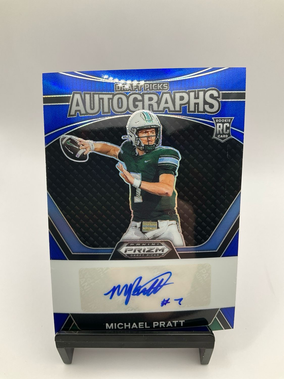 2024 PRIZM DRAFT PICKS MICHAEL PRATT /149 BLUE AUTO DPA-MPT
