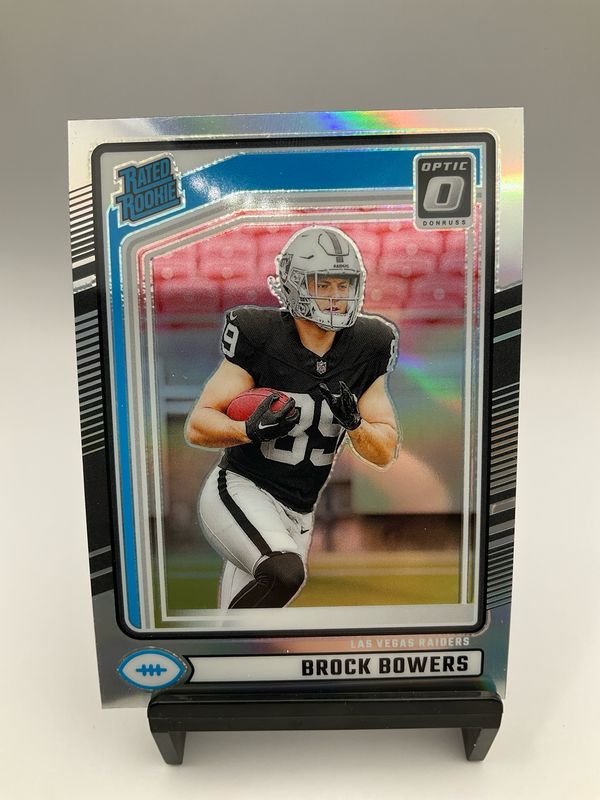2024 DONRUSS OPTIC PREVIEW BROCK BOWERS HOLO 394