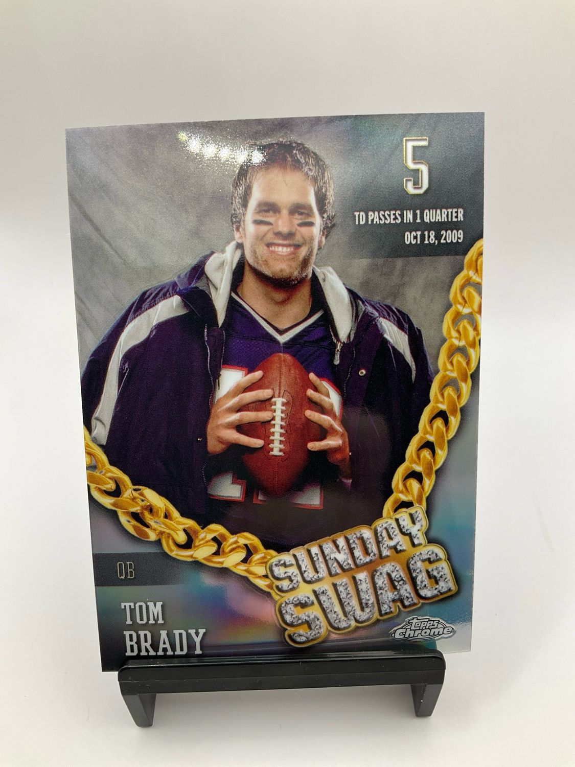 2024 TOPPS CHROME TOM BRADY SUNDAY SWAG REFRACTOR SS-1