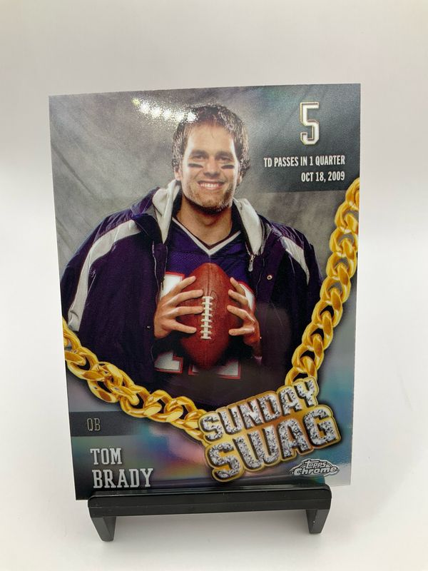 2024 TOPPS CHROME TOM BRADY SUNDAY SWAG REFRACTOR SS-1