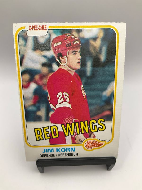 1981 O-PEE-CHEE JIM KORN 91