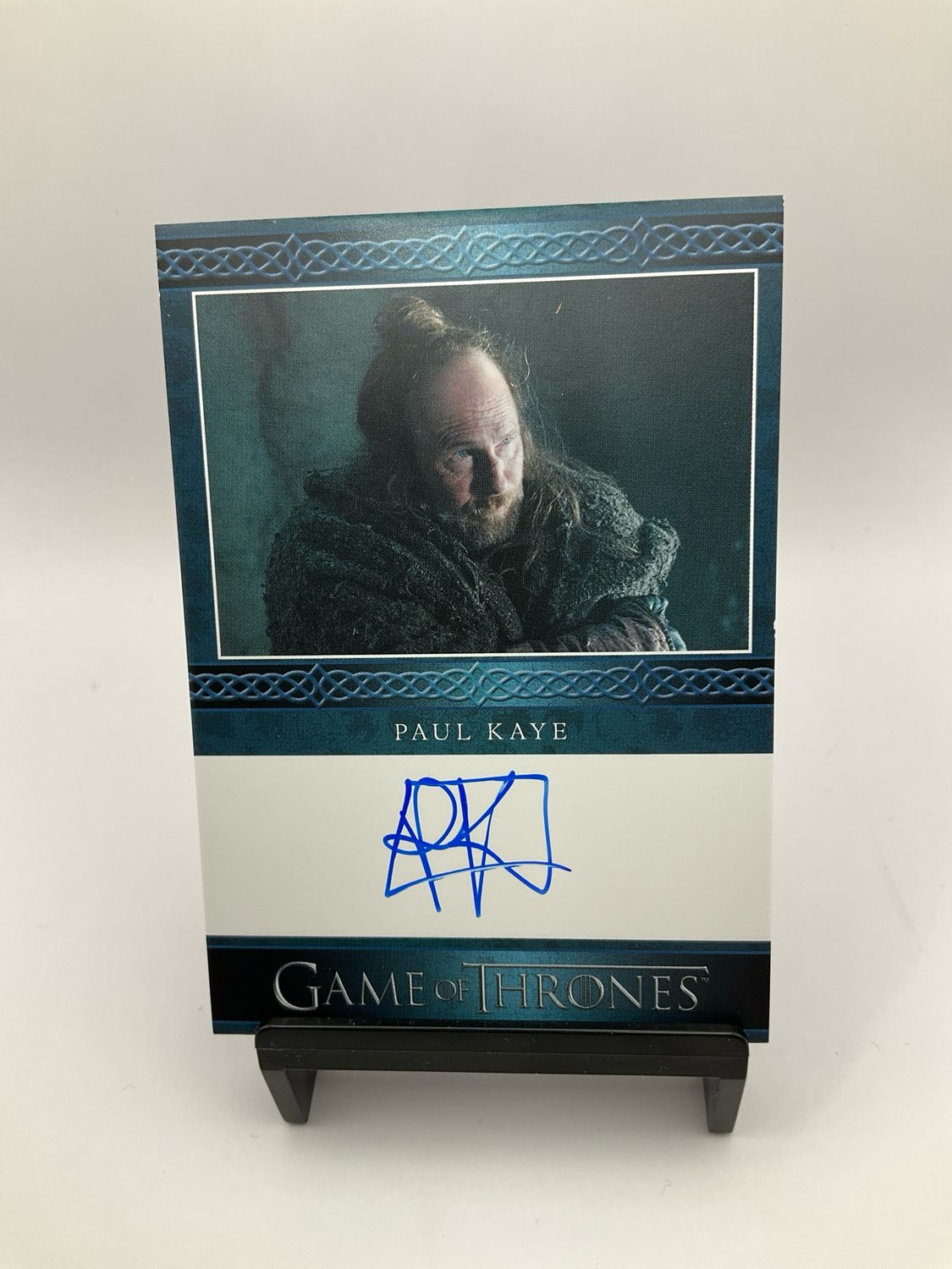 GAME OF THRONES PAUL KAYE AUTO