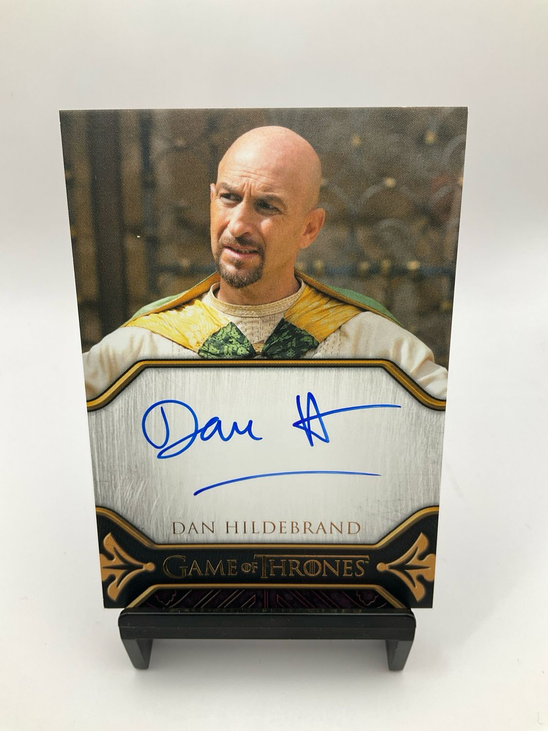GAME OF THRONES DAN HILDEBRAND AUTO