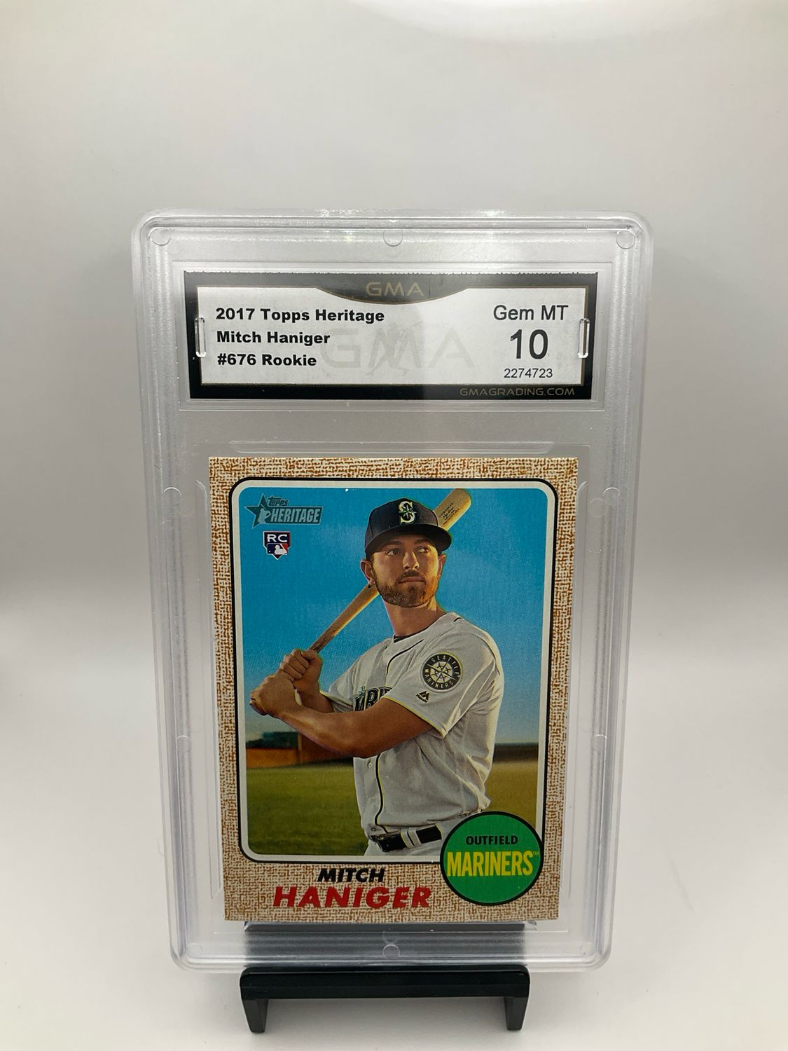 2017 TOPPS HERITAGE MITCH HANIGER 676 GMA 10