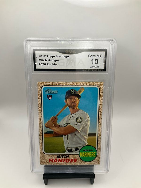 2017 TOPPS HERITAGE MITCH HANIGER 676 GMA 10