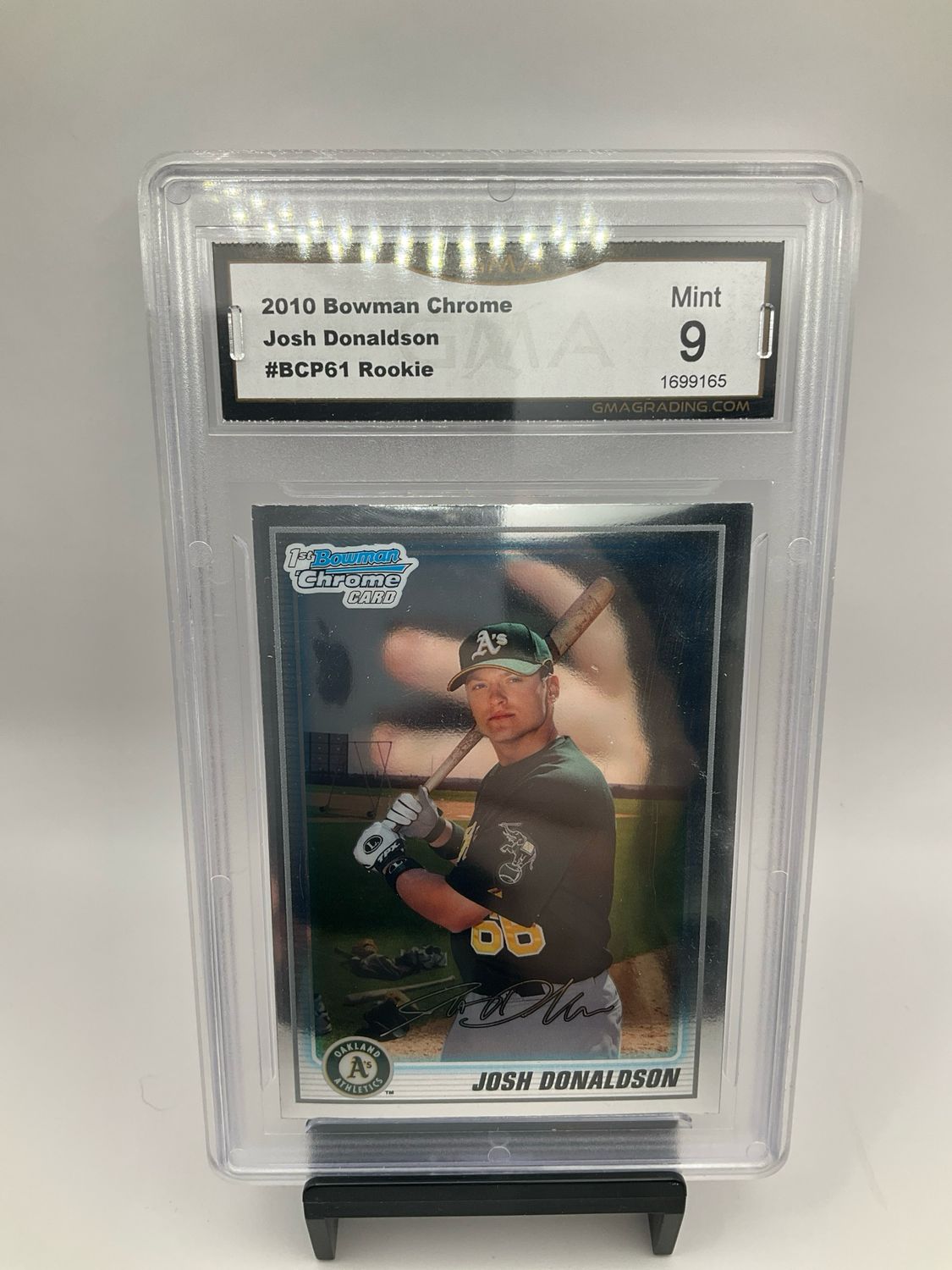 2010 BOWMAN CHROME JOSH DONALDSON BCP61 GMA 9