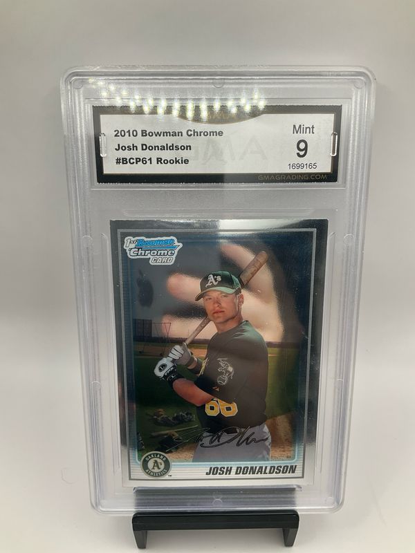 2010 BOWMAN CHROME JOSH DONALDSON BCP61 GMA 9